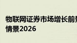 物联网证券市场增长前景和主要参与者的未来情景2026