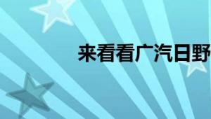 来看看广汽日野的相关内容