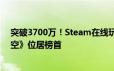 突破3700万！Steam在线玩家数再创新高：《黑神话：悟空》位居榜首