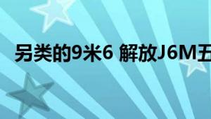 另类的9米6 解放J6M五气囊后提升快递车