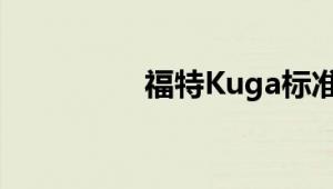 福特Kuga标准功能如何