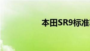 本田SR9标准功能如何